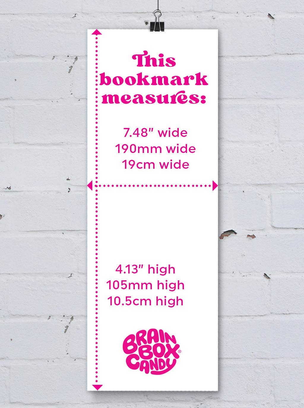 Funny Gift - David Shrigley Magnetic Bookmark - Read Books