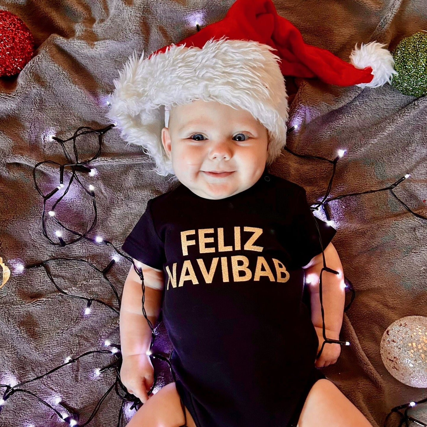 Feliz Navibab Romper
