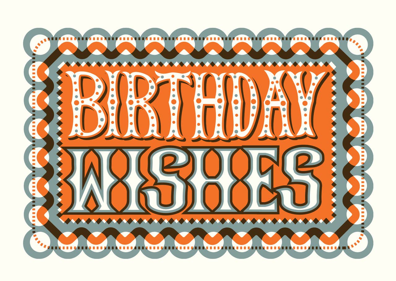 Birthday Wishes Greeting Card