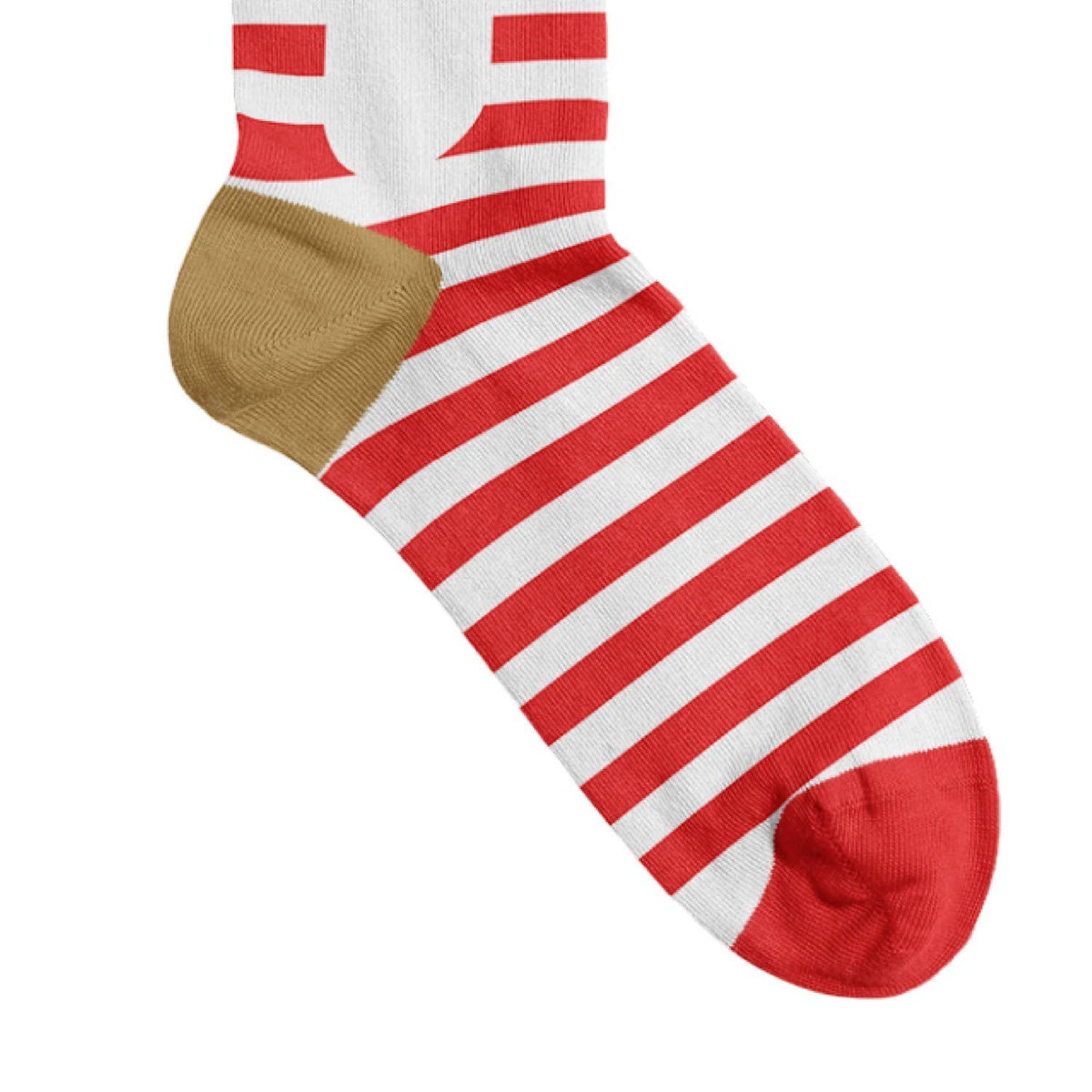 Men's Striped Santa Socks