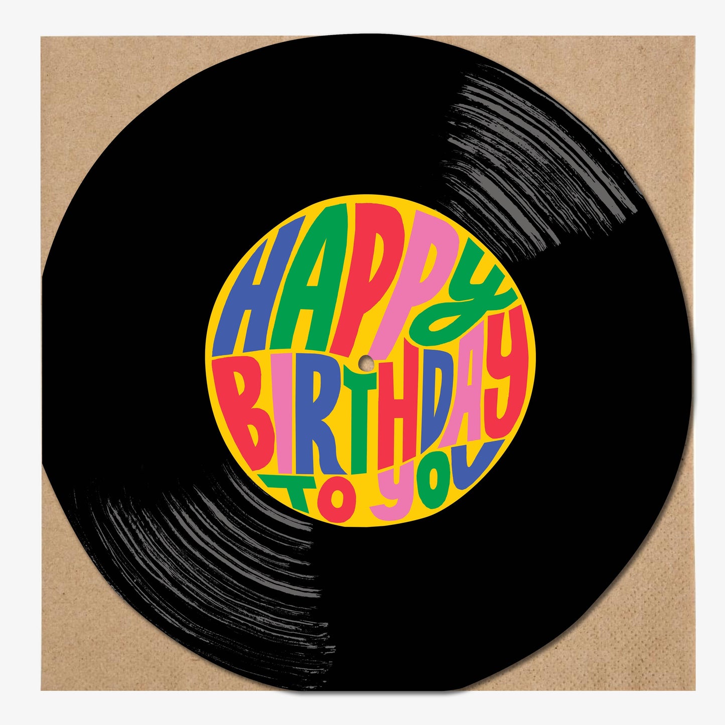 Vinyl Card - Happy Birthday To You