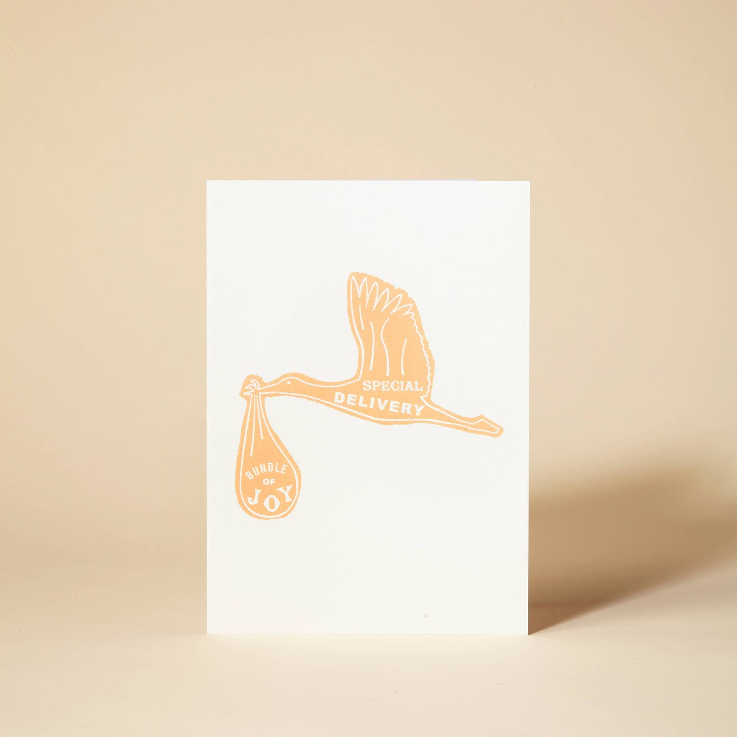 'Special Delivery' Linocut Greeting Card