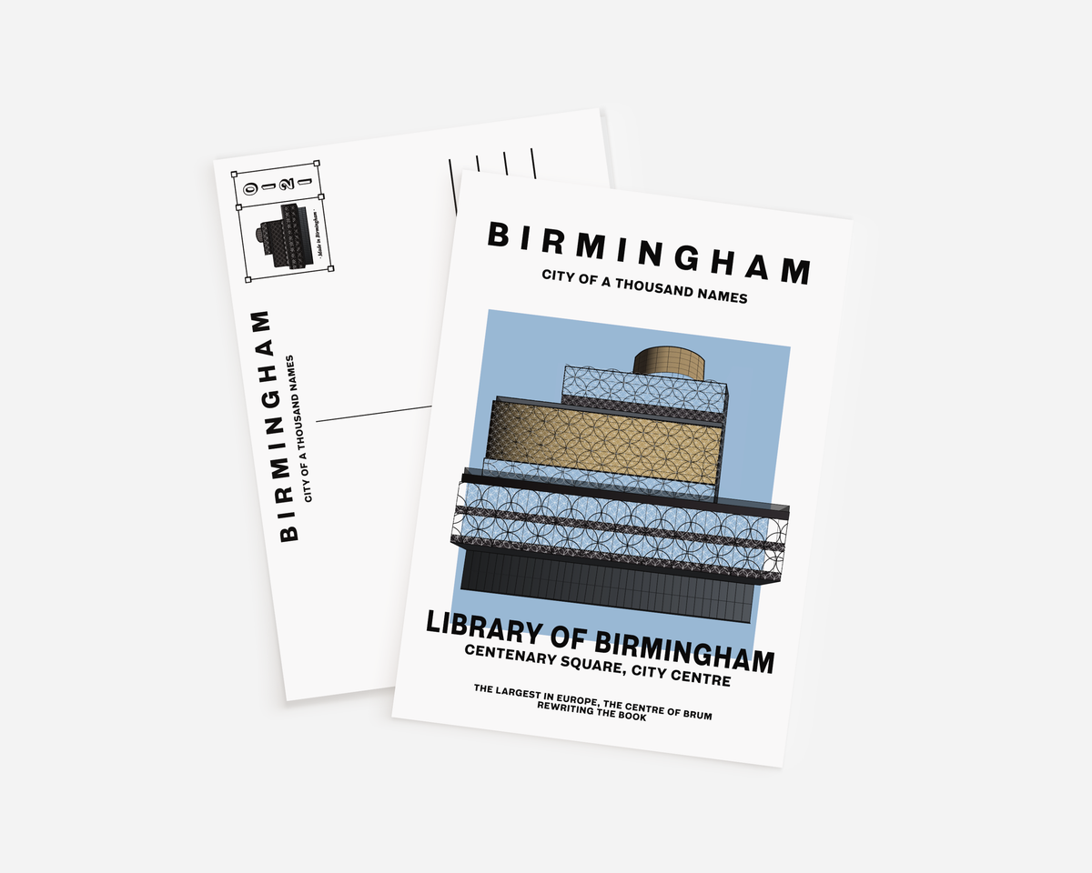 Library Of Birmingham Postcard