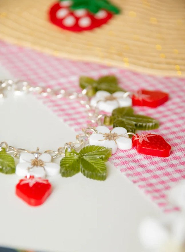 Strawberry Charm Bracelet