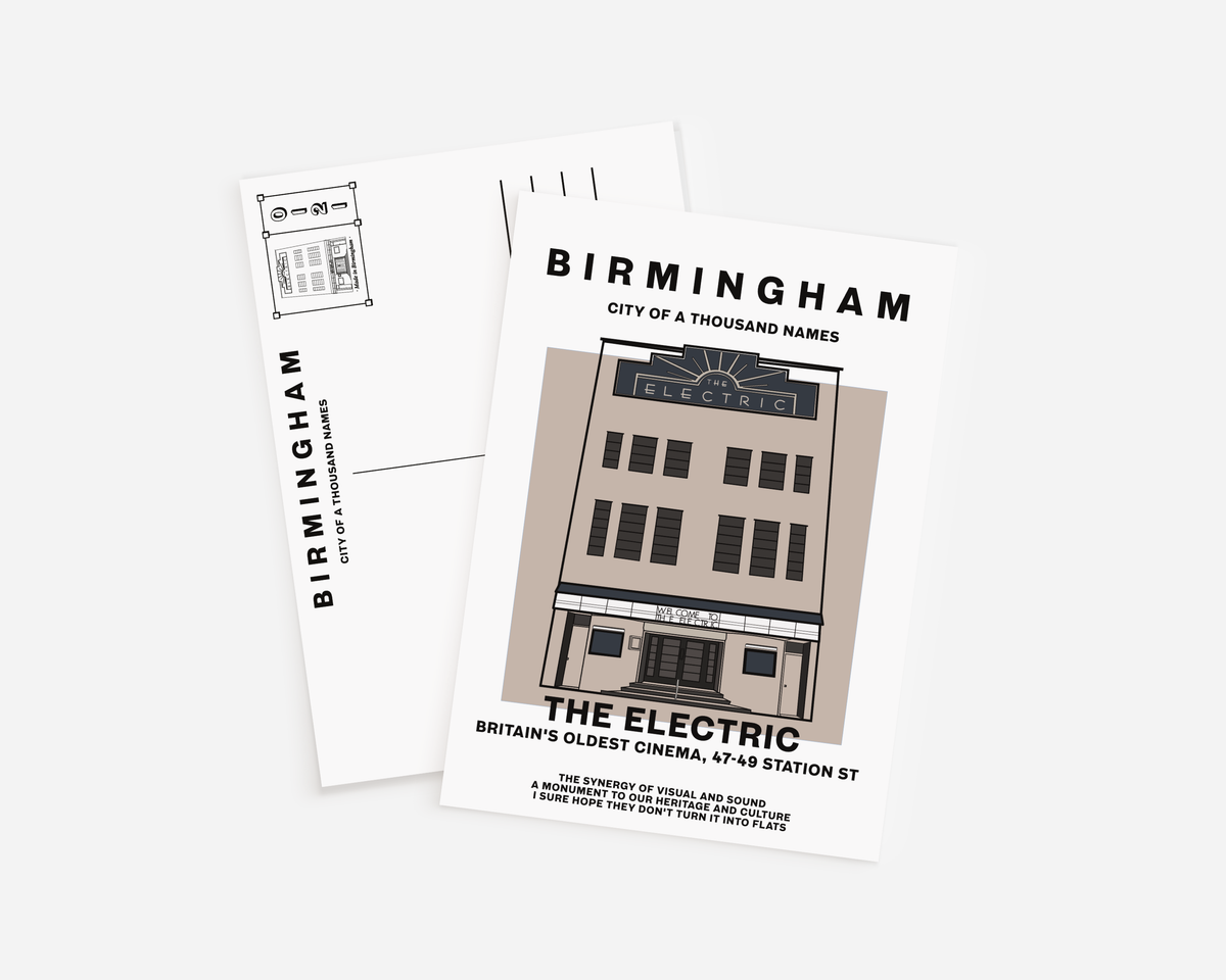 The Electric Theatre Birmingham Postcard