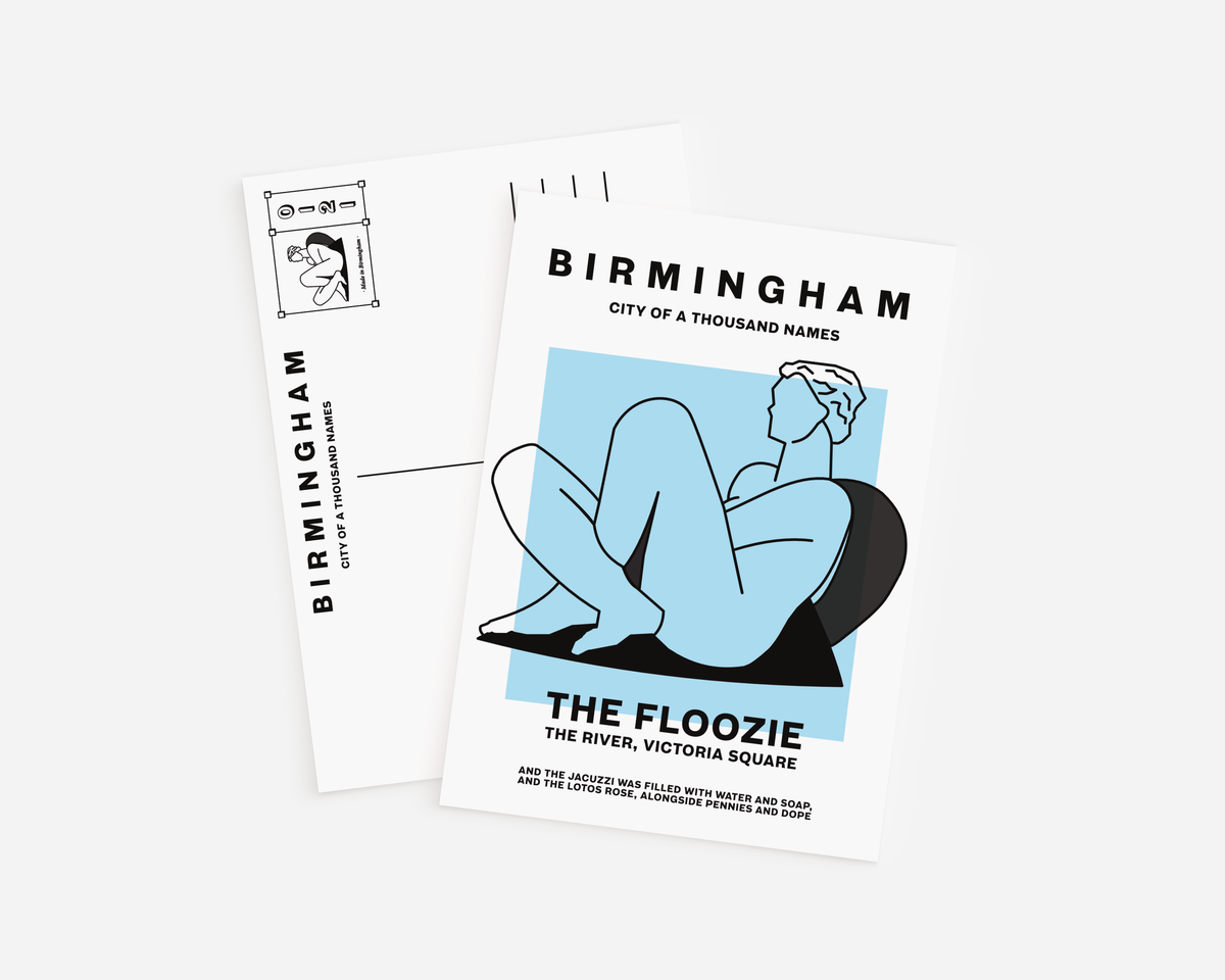 The Floozie Birmingham Postcard