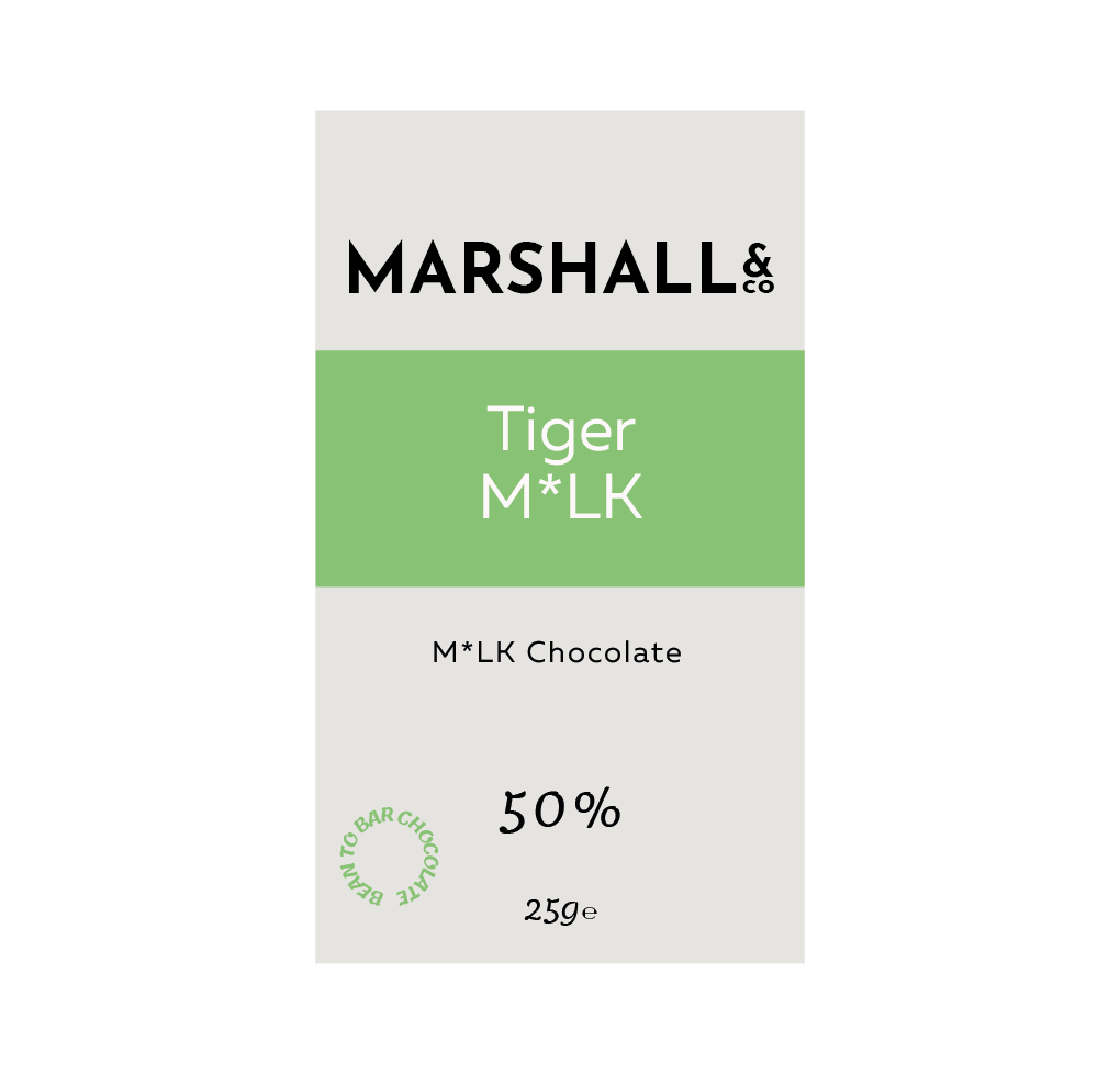 Tiger milk 50% Chocolate mini bar 25g