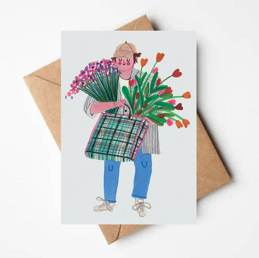 THE FLOWER GUY card