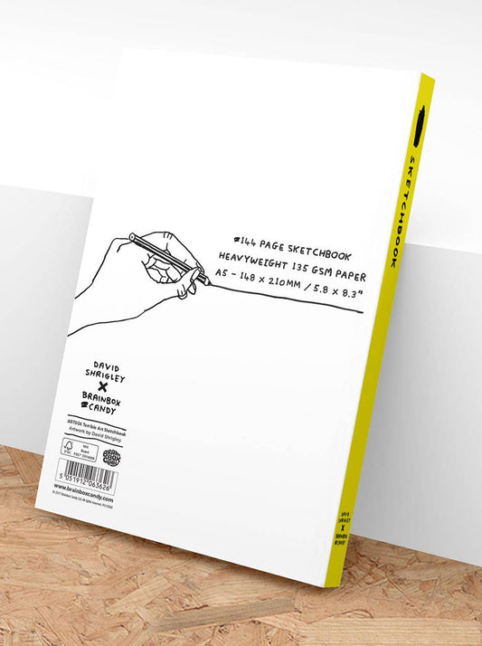 Funny Gift - Terrible Artwork Sketchbook by David Shrigley