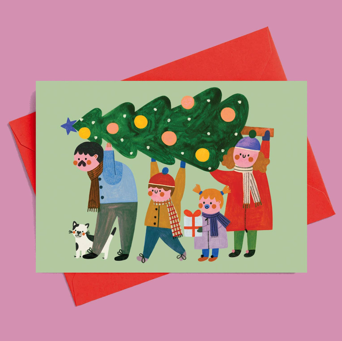 CHRISTMAS FAMILY card