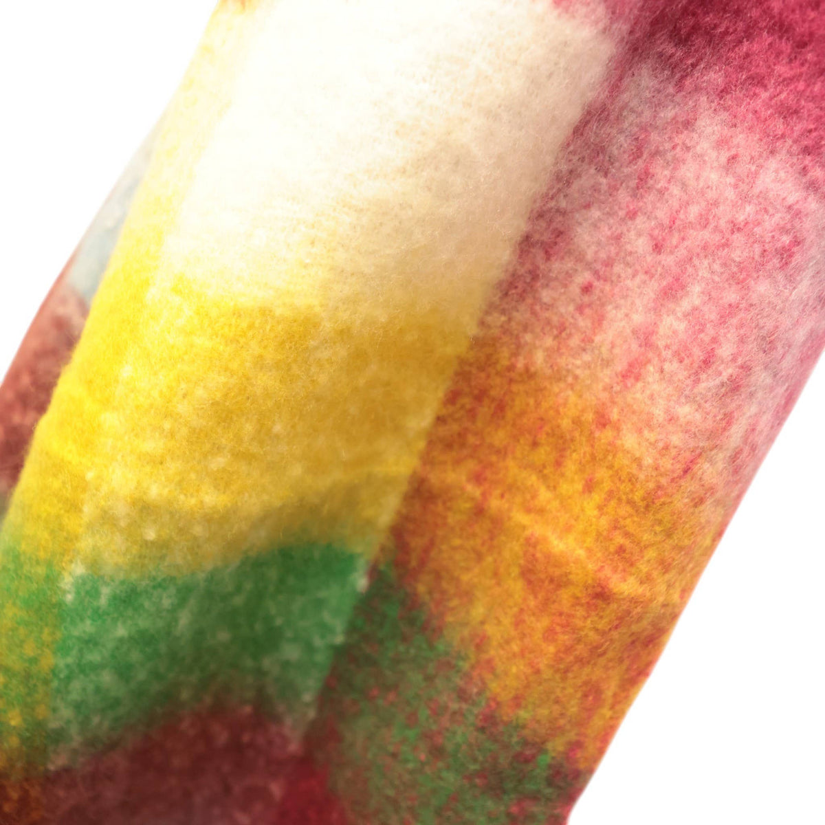 Rainbow Check Chunky Winter Scarf SW861