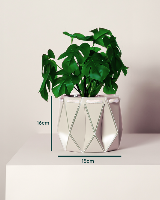 15cm Self-Watering Indoor Plant Pot | Ivory