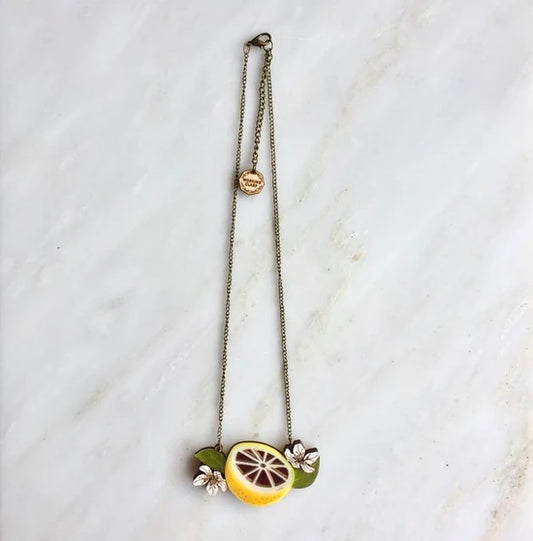 St Clements lemons necklace