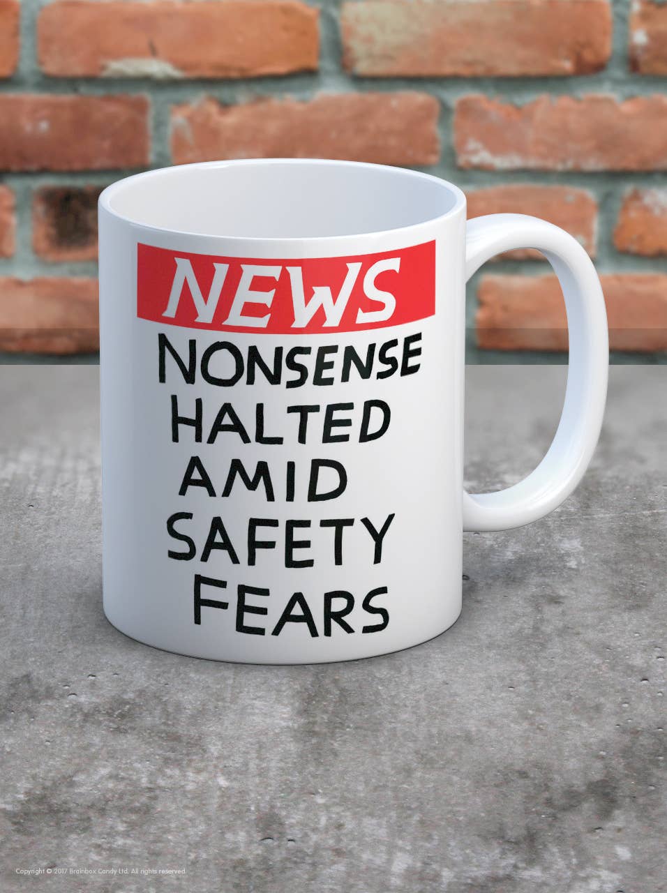 Funny Gift David Shrigley Mug - Nonsense Halted