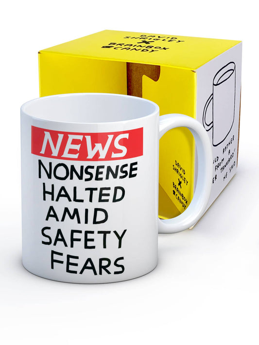 Funny Gift David Shrigley Mug - Nonsense Halted