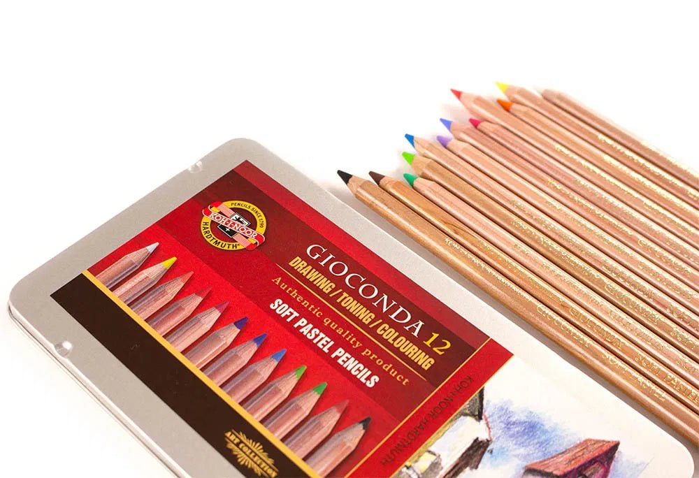 Gioconda Soft Pastel Pencils - Tin of 12