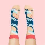 Hokusai Socks - Chatty Feet