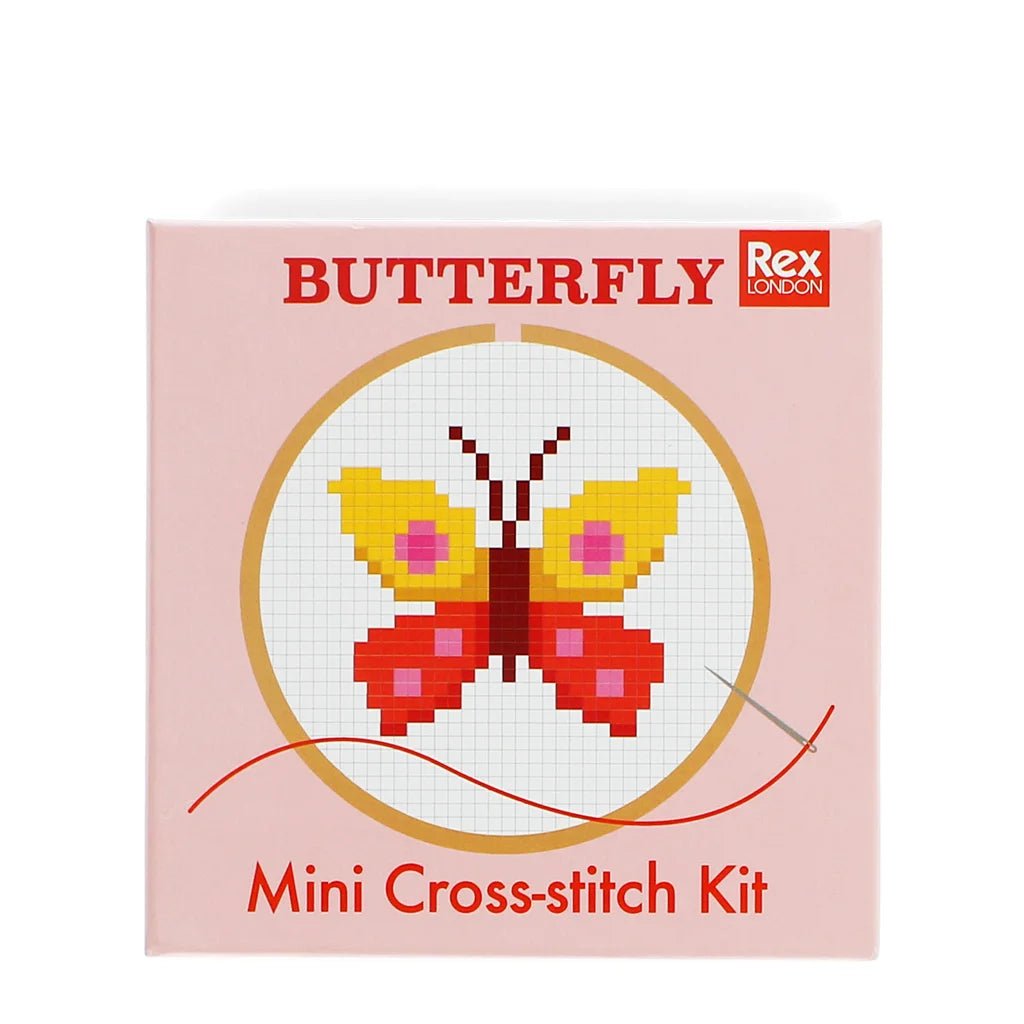 Mini cross-stitch kit - Butterfly