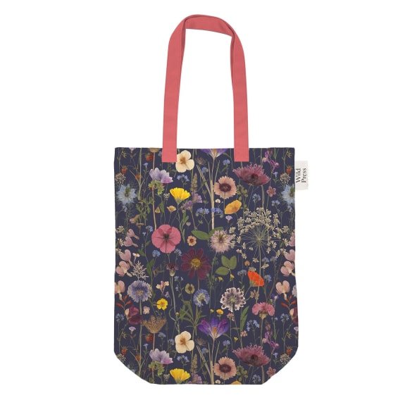 Purple Meadow Tote Bag