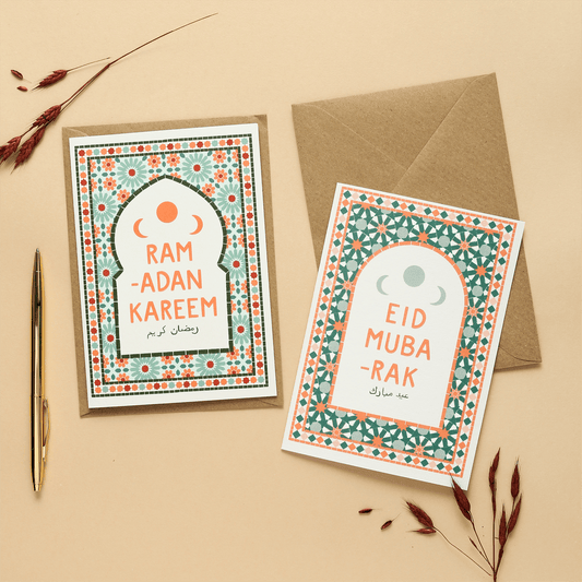 Ramadan Kareem Zellige Card