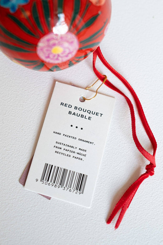 Red Bouquet Bauble