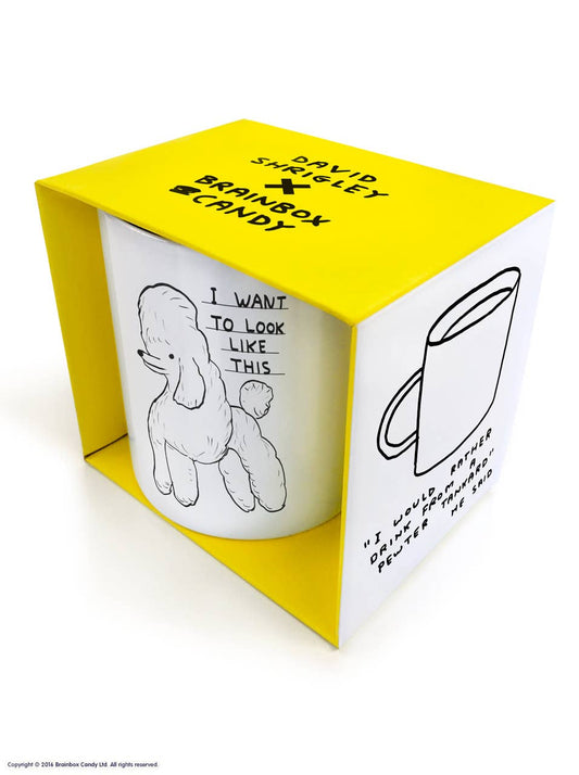 Sale Funny Gift David Shrigley Mug - Want To Look Like This