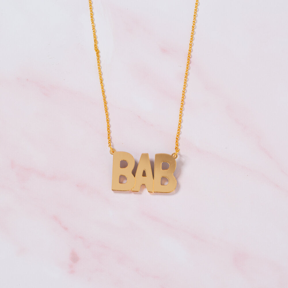 BAB Necklace - Gold