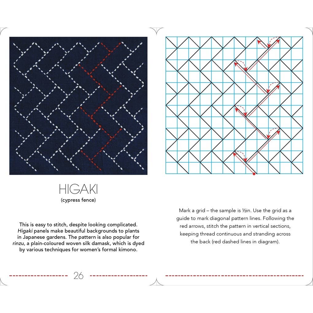 The Ultimate Sashiko Card Deck: Patterns, Techniques and Inspiration in 52 Cards