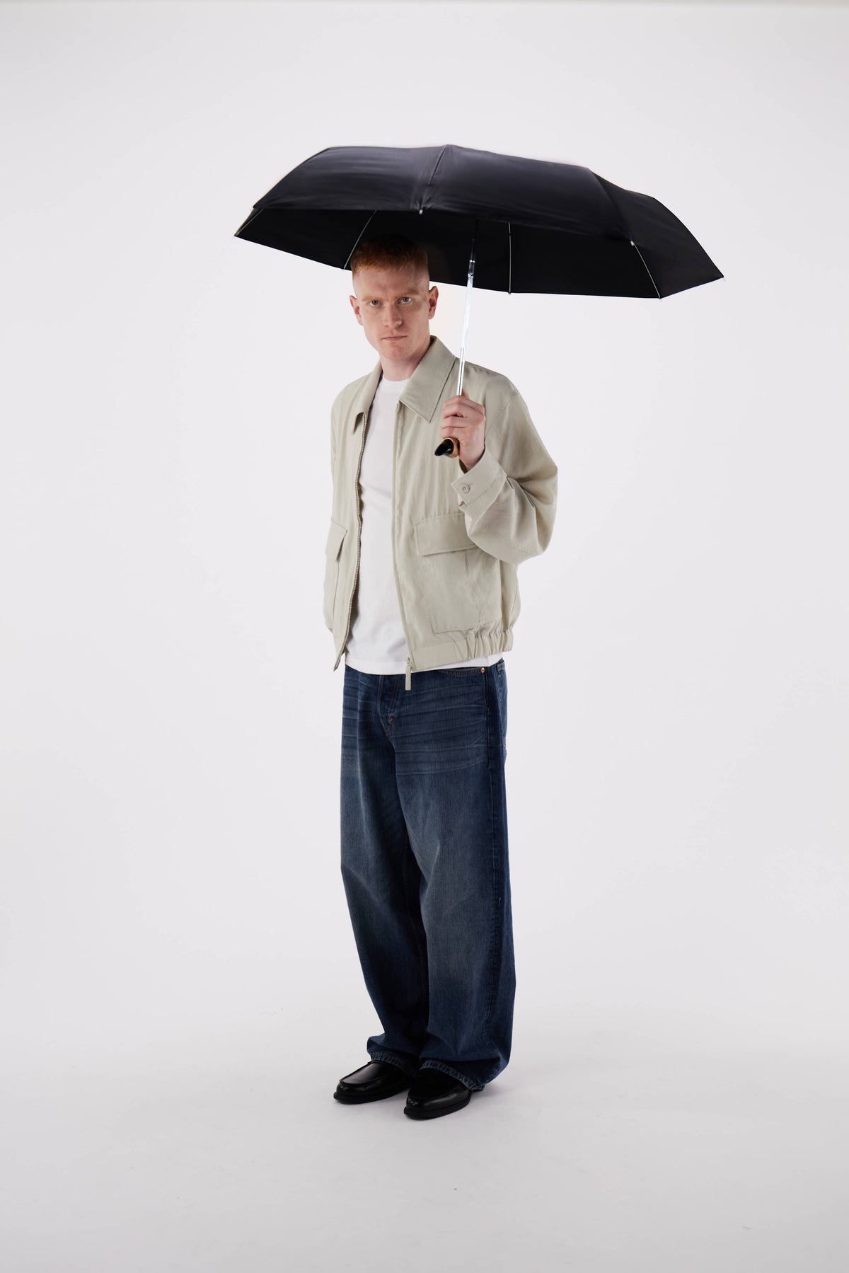 Classic Black Eco-Friendly Duckhead Umbrella