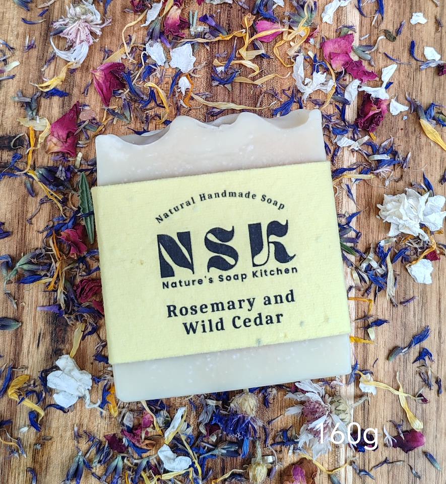 NSK Pink Grapefruit & Rosemary with Cedar wood Vegan Soap