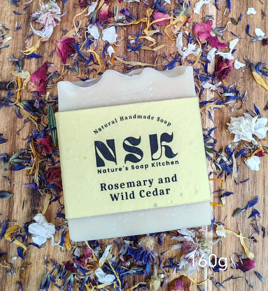 NSK Pink Grapefruit & Rosemary with Cedar wood Vegan Soap