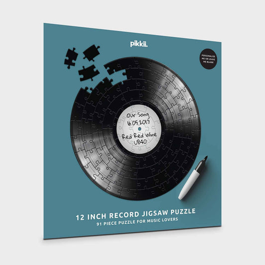 12" Vinyl Record Jigsaw Puzzle | Personalised Music Gift