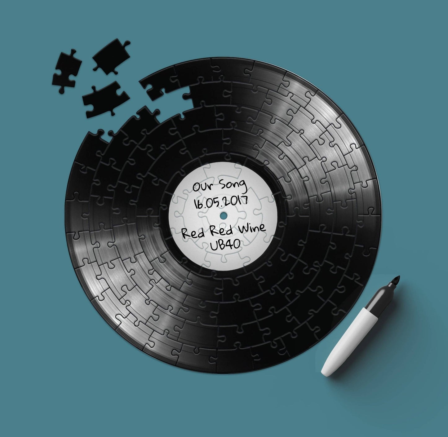 12" Vinyl Record Jigsaw Puzzle | Personalised Music Gift