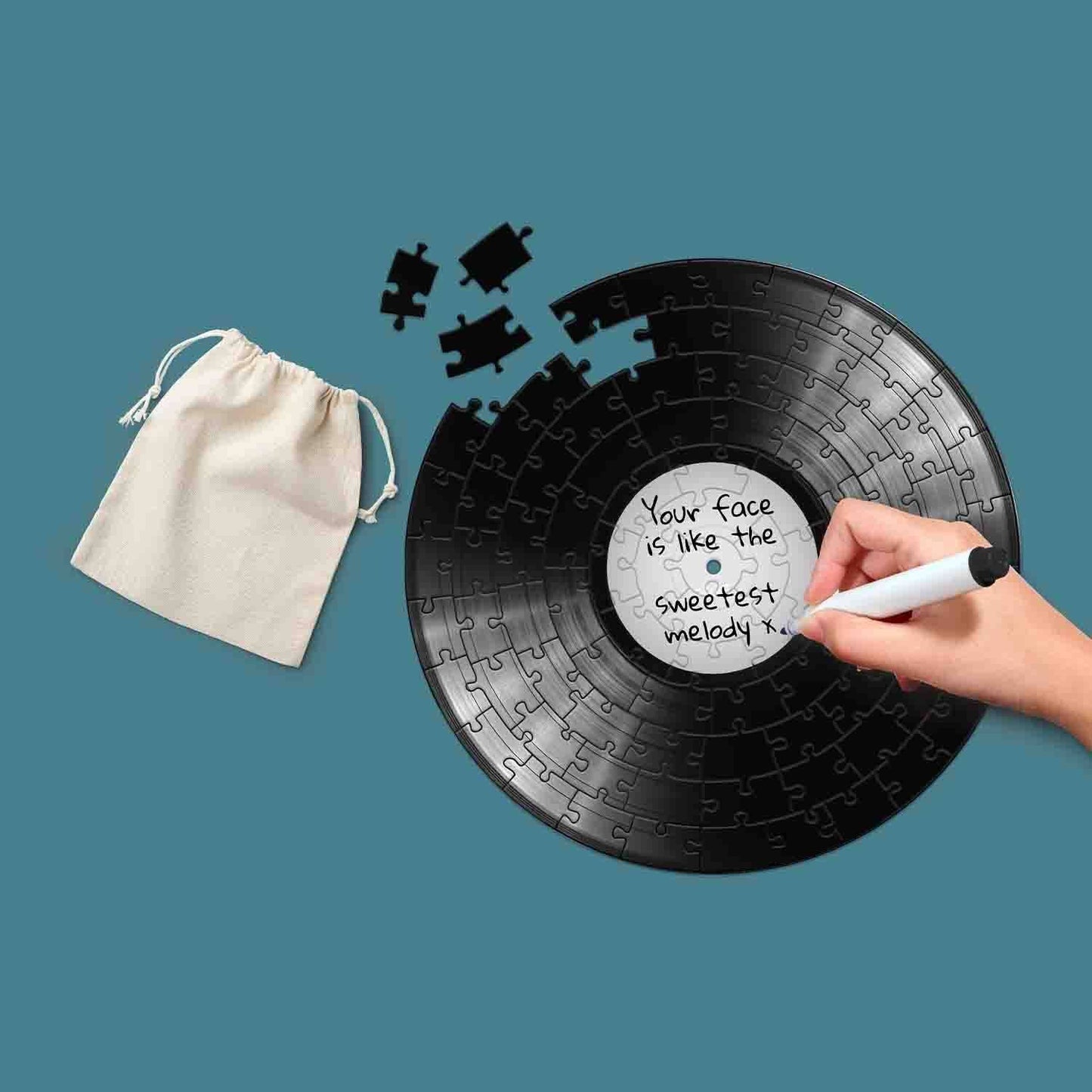 12" Vinyl Record Jigsaw Puzzle | Personalised Music Gift