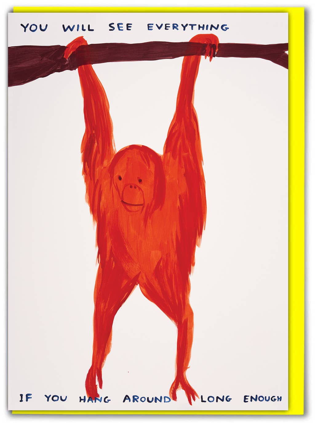 Funny Greetings Card By David Shrigley - You See Everything