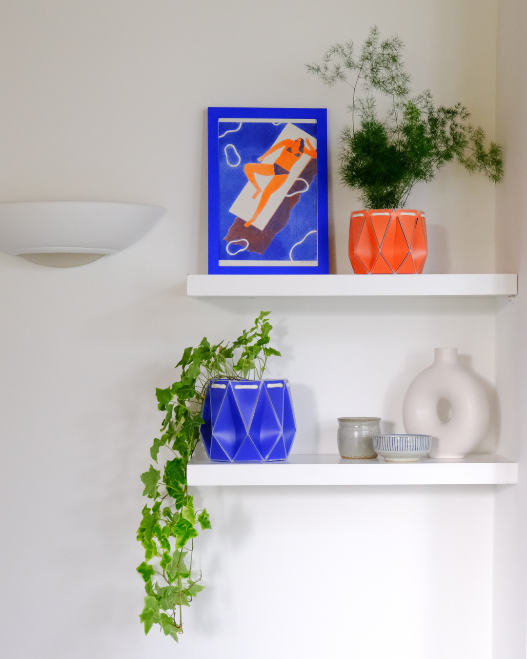 15cm Self-Watering Indoor Plant Pot | Coral | Best Seller