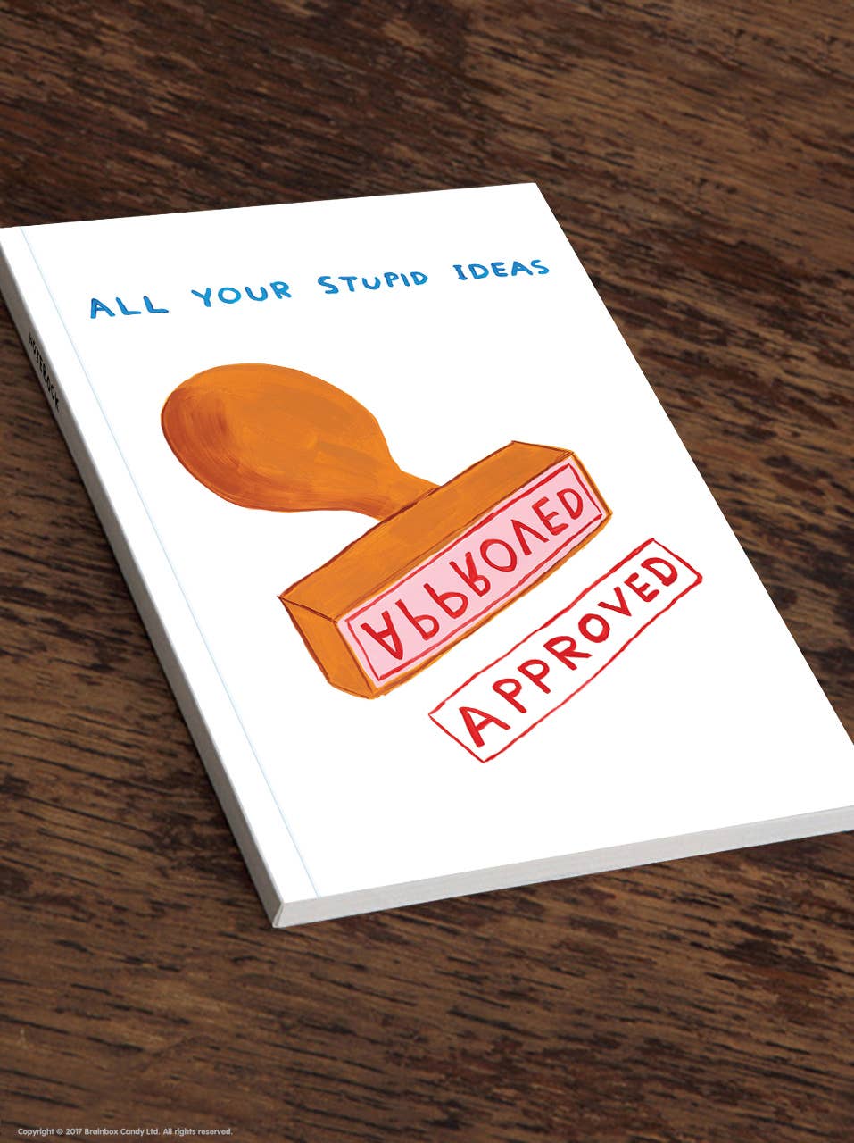 Funny Gift - David Shrigley A5 Notebook - Your Stupid Ideas