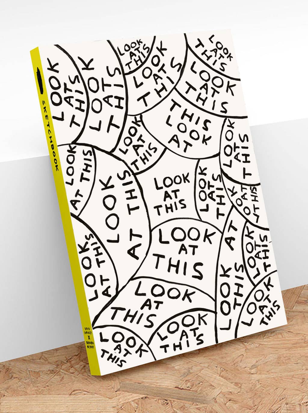 Funny Gift - Look At This Sketchbook by David Shrigley