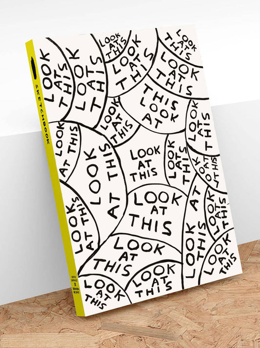 Funny Gift - Look At This Sketchbook by David Shrigley