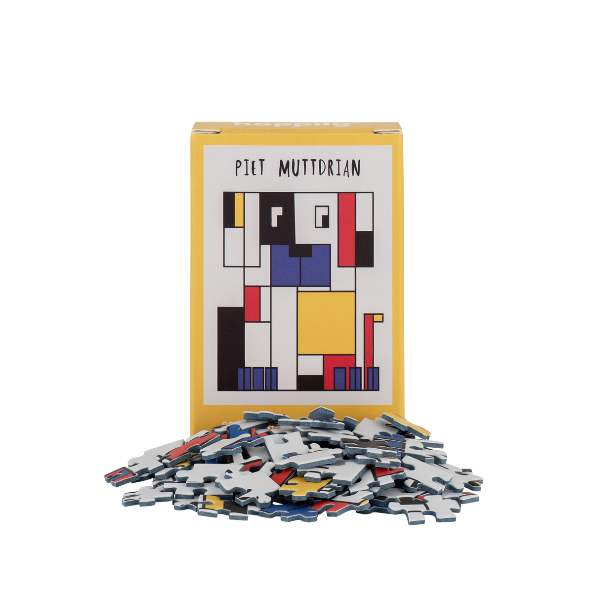 Piet Muttdrian - 99 Piece Mini Jigsaw Puzzle
