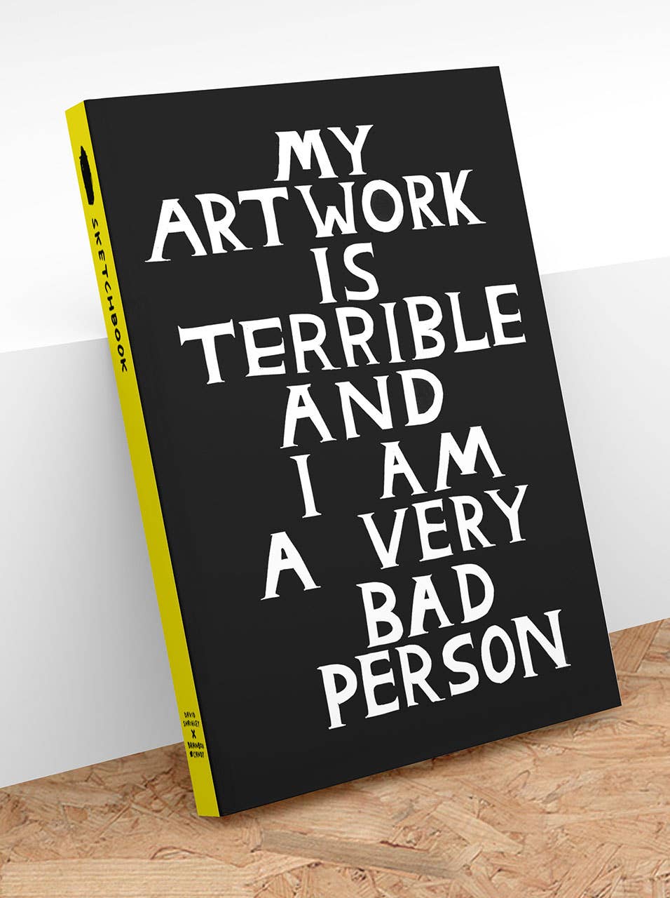 Funny Gift - Terrible Artwork Sketchbook by David Shrigley