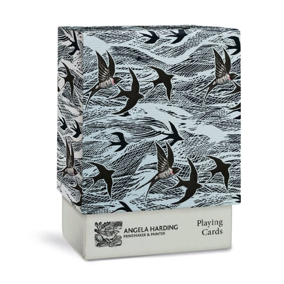 SWALLOW AND SEA Playing Cards