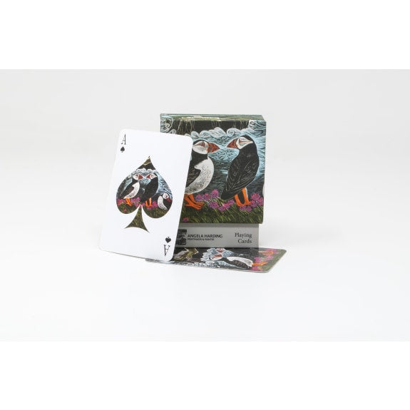 FAIR ISLE PUFFINS Playing Cards