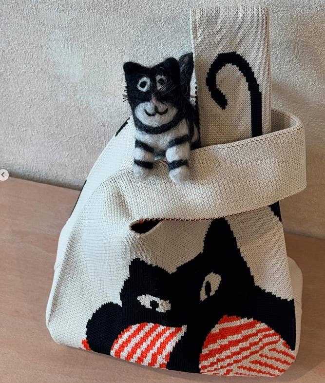 The Yarn Keeper - knitted bag