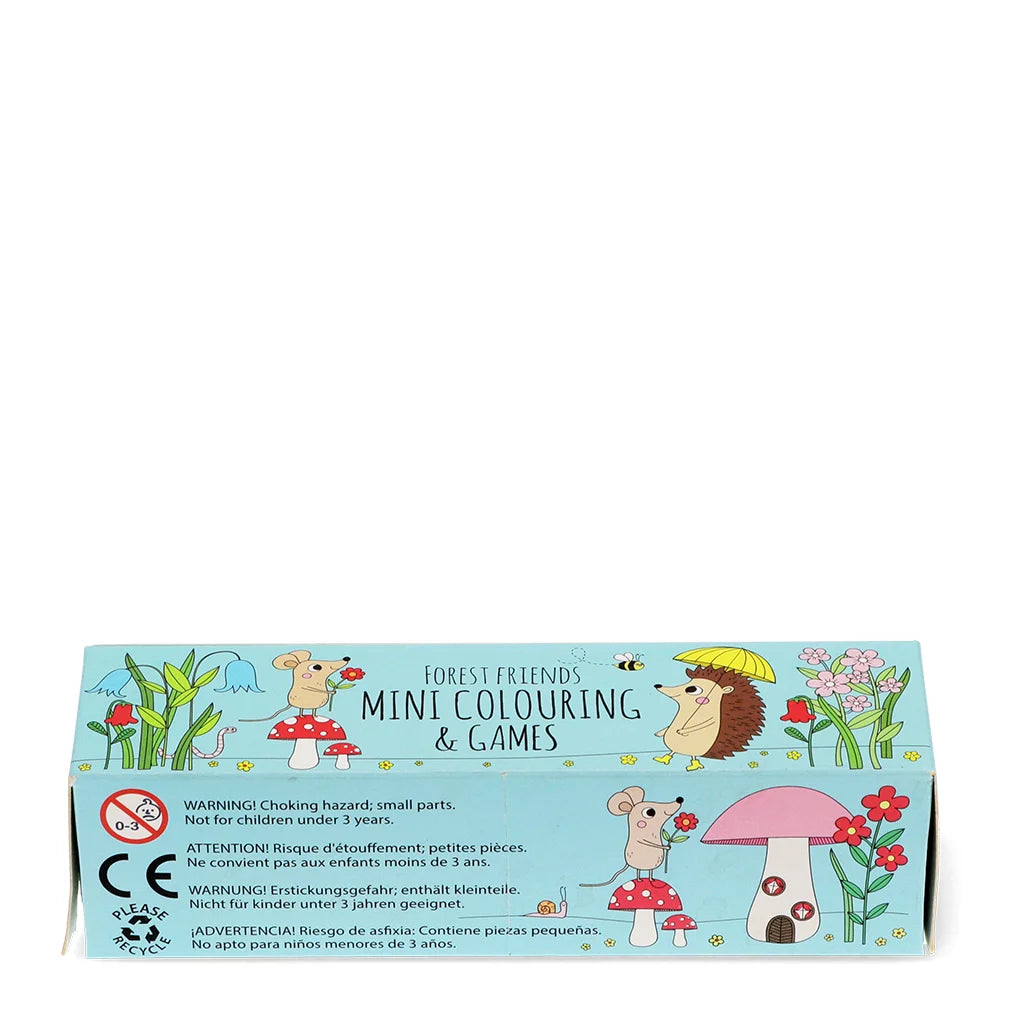 Mini colouring and games - Forest Friends