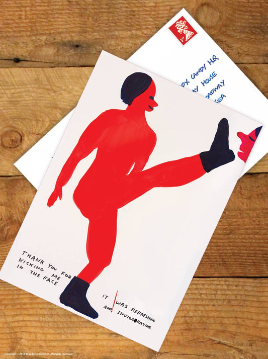 Sale Funny David Shrigley A6 Art Postcard  - Thank you