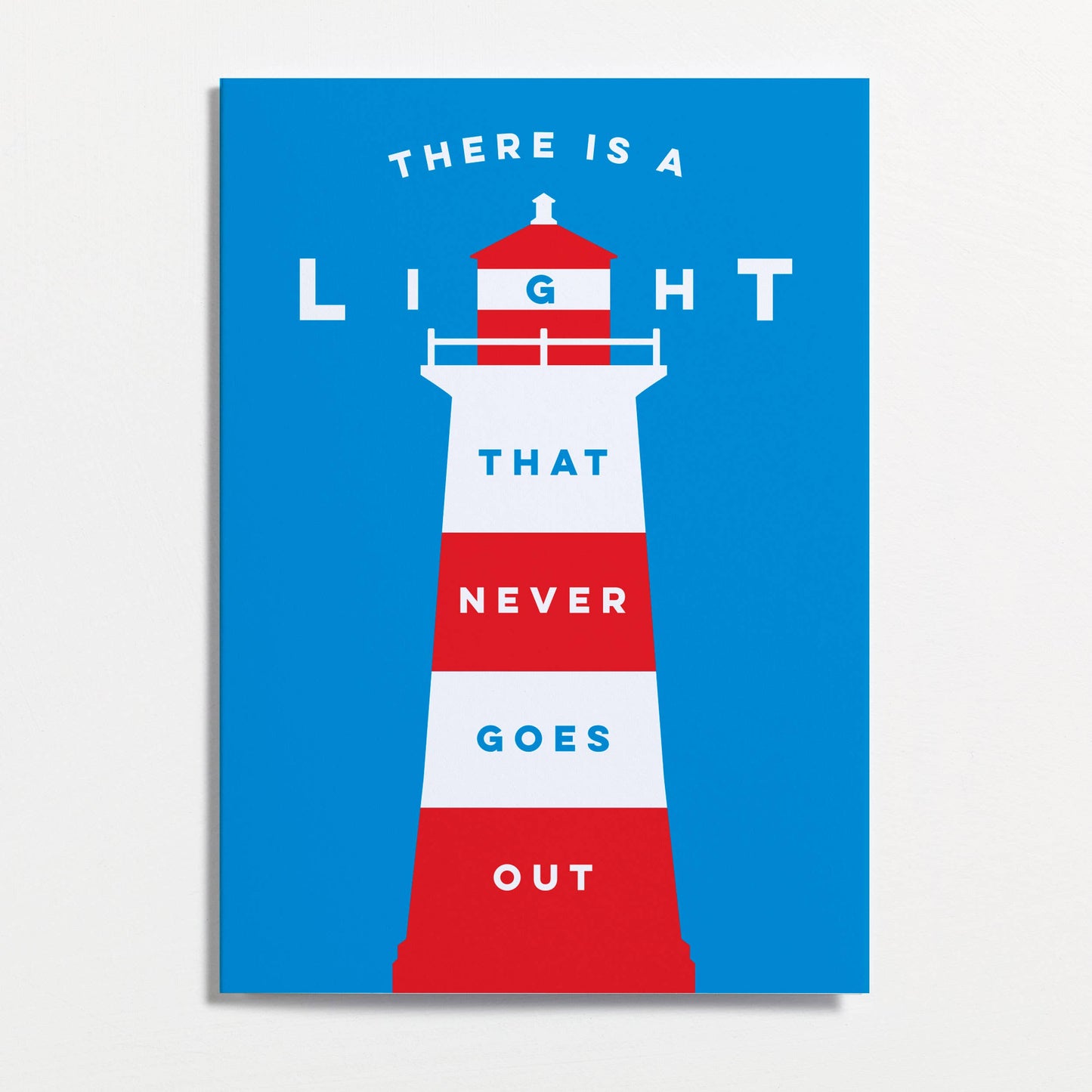 There Is a Light Greeting Card
