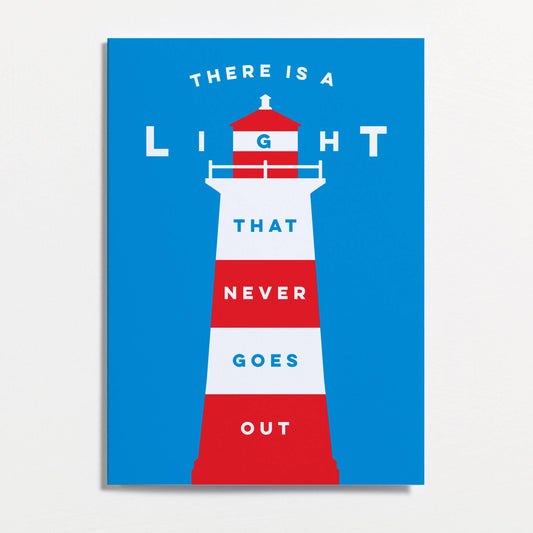 There Is a Light Greeting Card