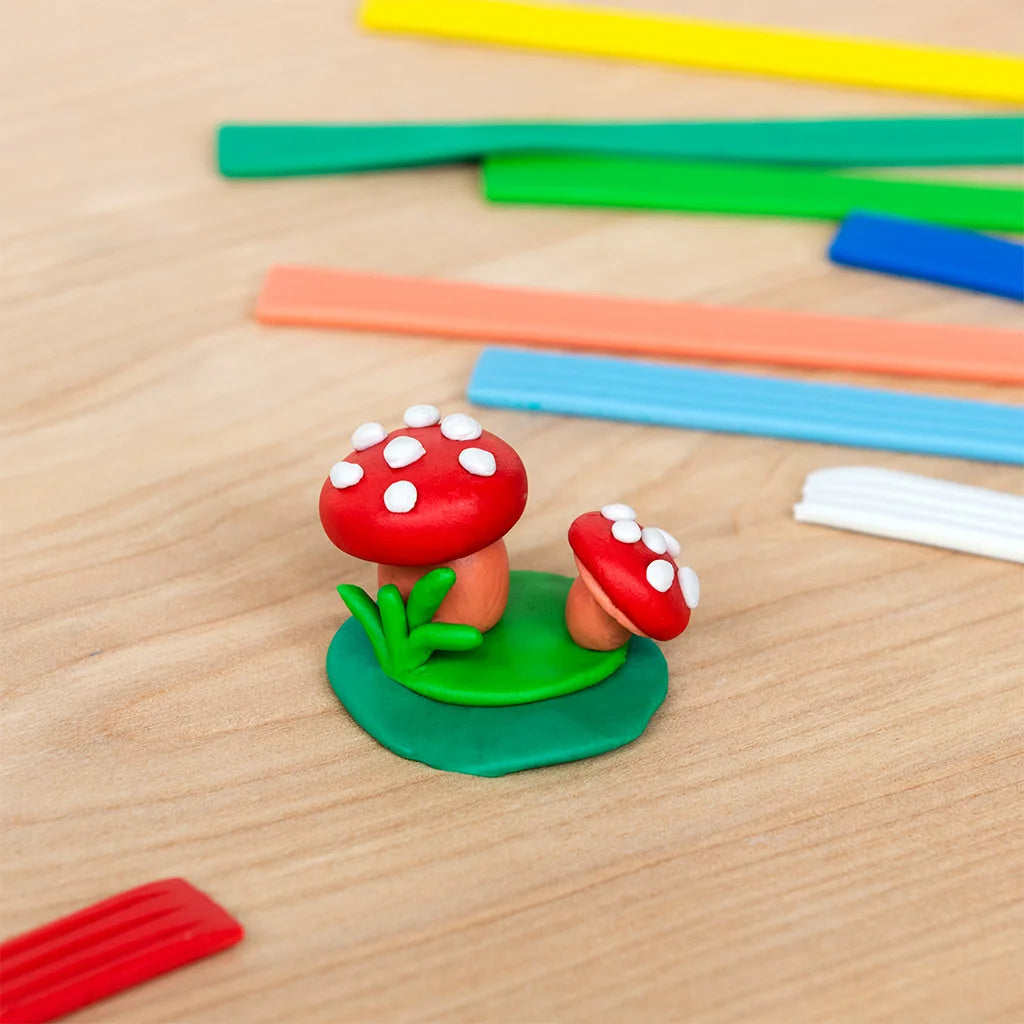 Colourful modelling clay