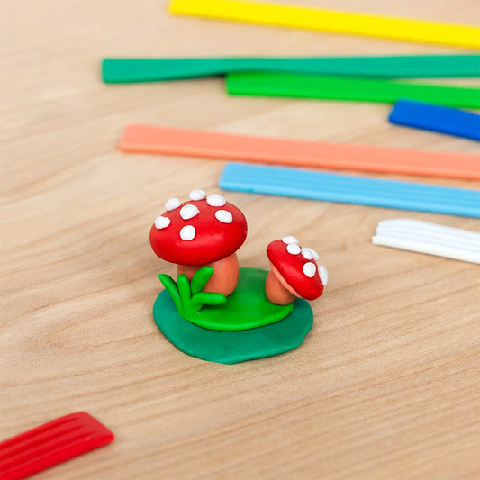 Colourful modelling clay